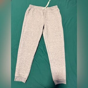 Marine Layer Gray Quilted Jogger Pants